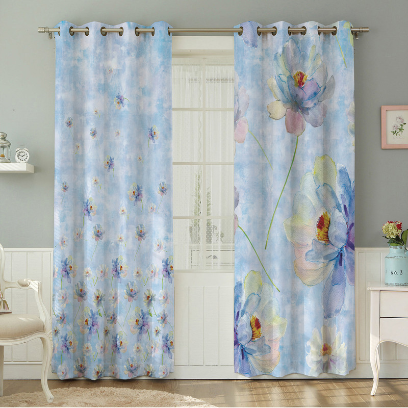 پرده نیروانا طرح مدرن  مدل هازان کد 4878سایز 140×280 سانتی متر