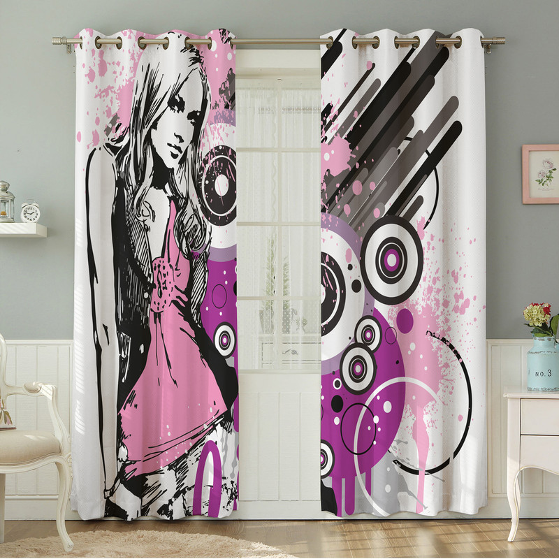 پرده نیروانا طرح مدرن  مدل مخمل کد 4958 سایز 140×280 سانتی متر