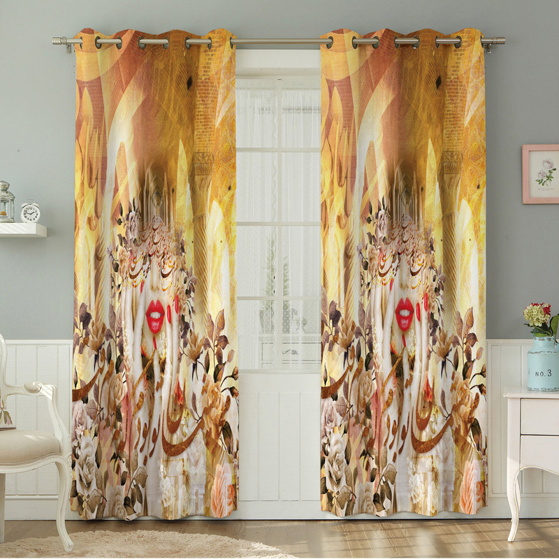 پرده نیروانا مدل مخمل کد 4442 سایز 140×280 سانتی متر