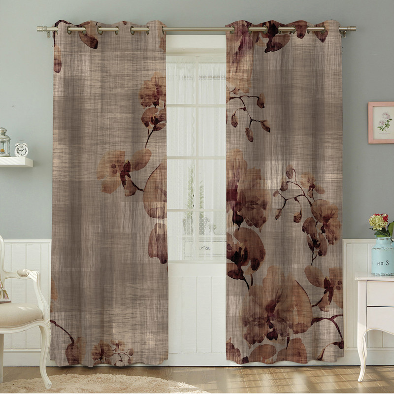 پرده نیروانا طرح مدرن مدل مخمل کد 4509 سایز 140×280 سانتی متر