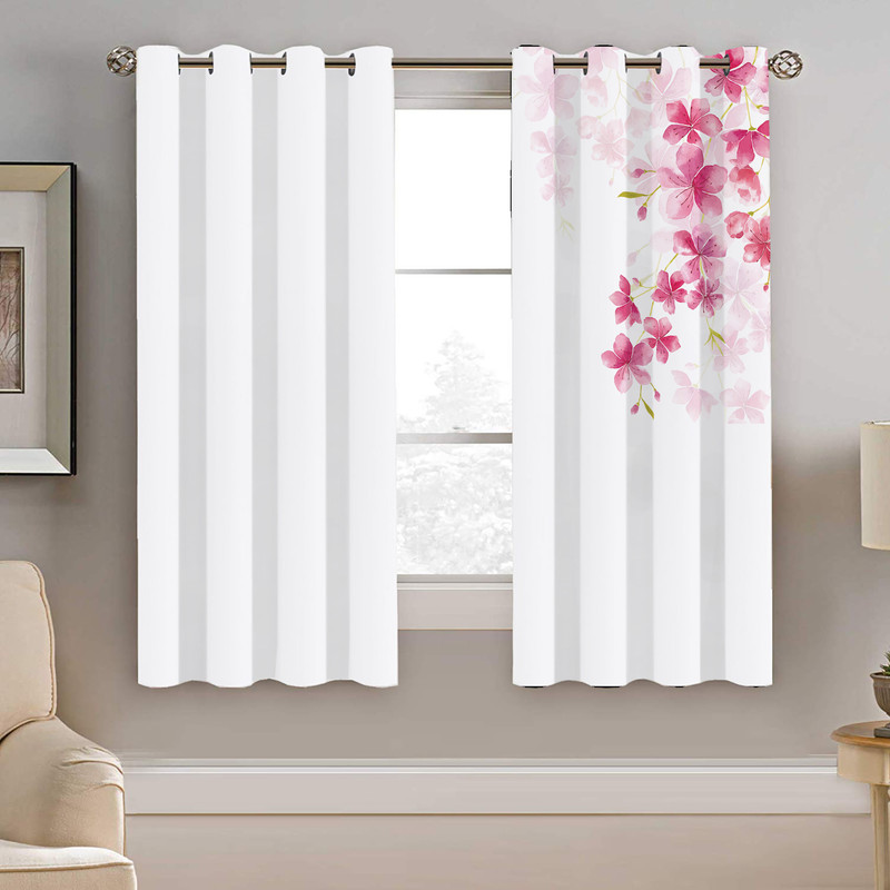 پرده نیروانا طرح گل  مدل هازان کد 4252     سایز 140×200 سانتی متر