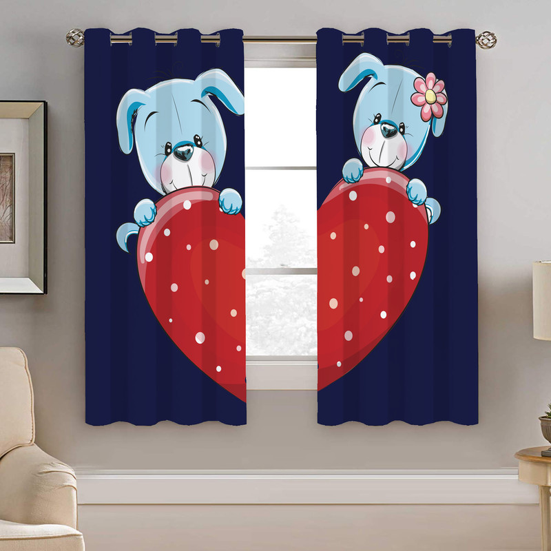 پرده نیروانا طرح کودک مدل مخمل کد 4113 سایز 140×200 سانتی متر