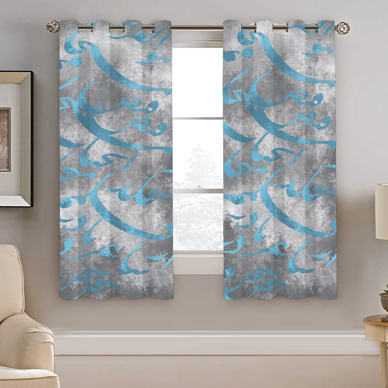 پرده نیروانا طرح سنتی مدل هازان کد 9035 سایز 140×200 سانتی متر