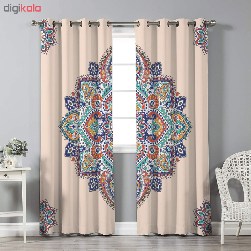 پرده نیروانا مدل pm1192 سایز 280 × 140 سانتی متر