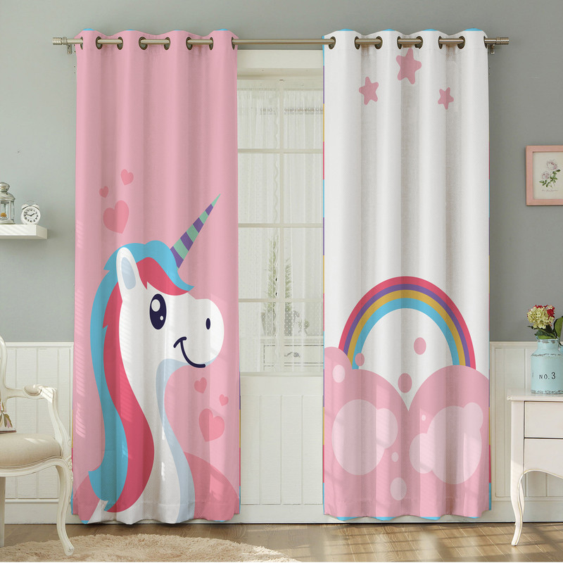 پرده نیروانا طرح کودک  مدل مخمل کد 4981سایز 140×280 سانتی متر