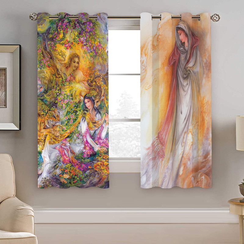 پرده نیروانا مدل pmk2381 سایز 190 × 140 سانتی متر