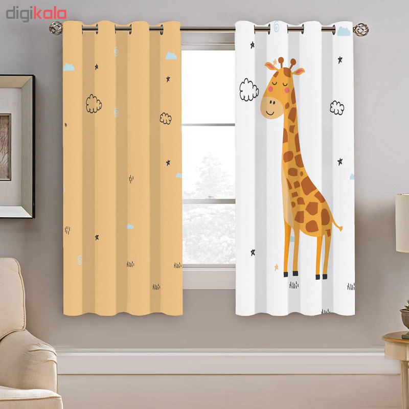 پرده نیروانا مدل plk1143 سایز 190 × 140 سانتی متر