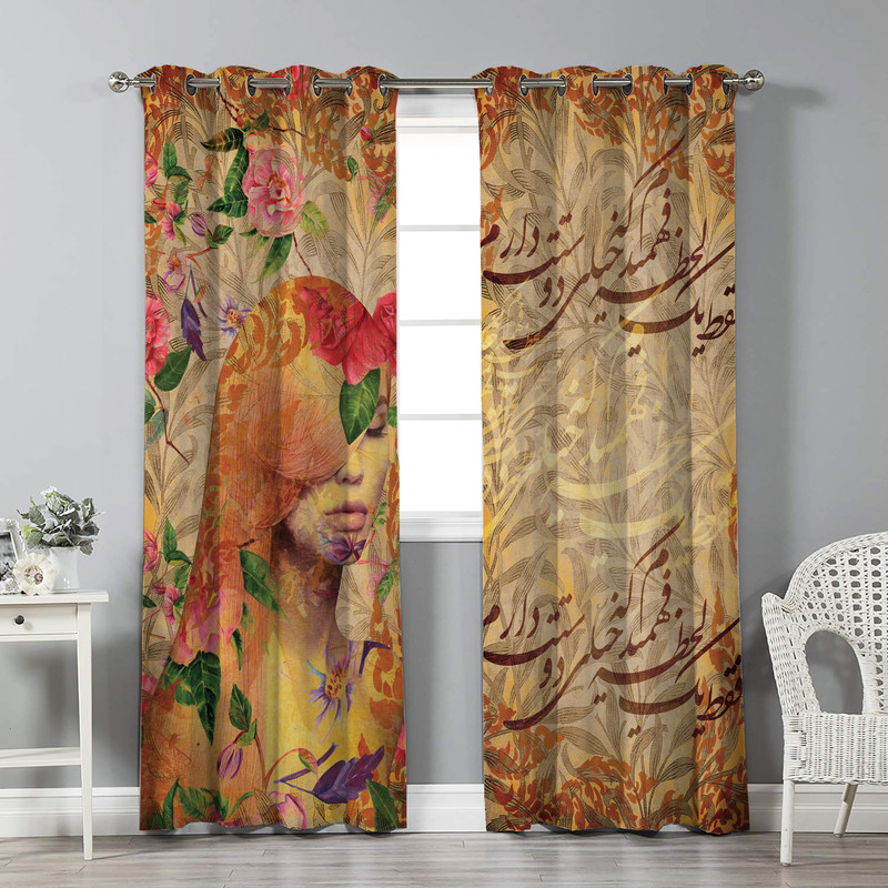 پرده نیروانا مدل pl2848 سایز 280 × 140 سانتی متر