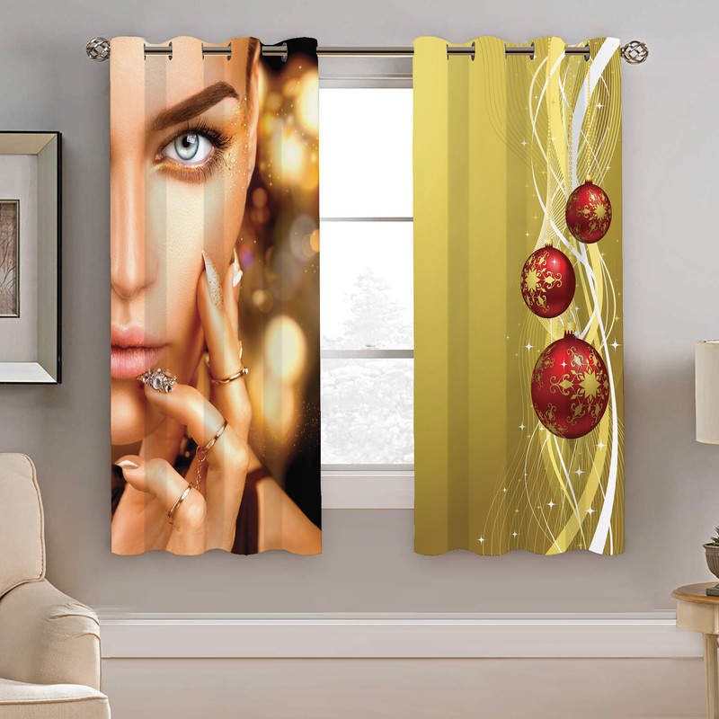 پرده نیروانا مدل pmk1672 سایز 190 × 140 سانتی متر