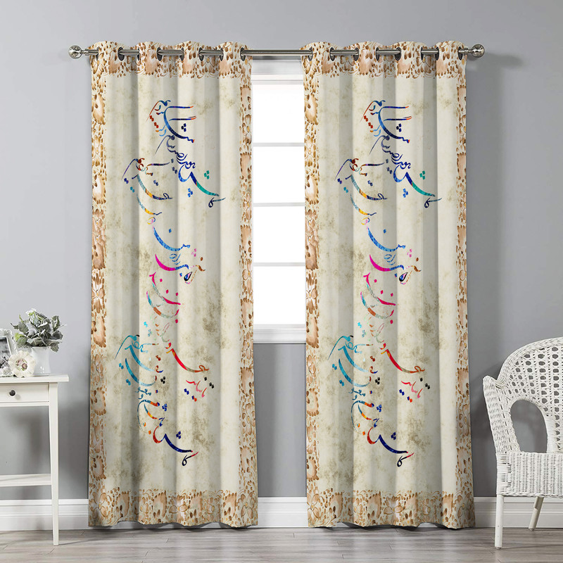 پرده نیروانا مدل pm1386 سایز 280 × 140 سانتی متر