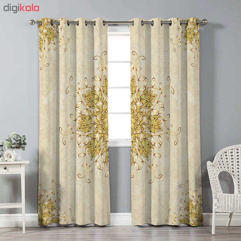 پرده نیروانا مدل pm1931 سایز 280 × 140 سانتی متر