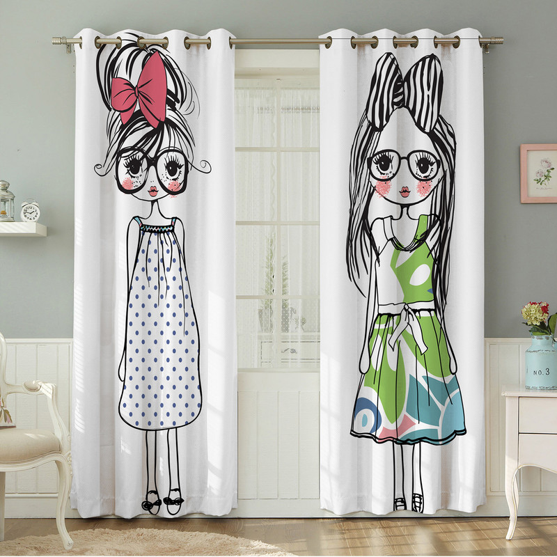 پرده نیروانا طرح کودک  مدل هازان کد 4072 سایز 140×280 سانتی متر