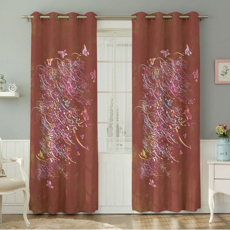 پرده نیروانا طرح مدرن  مدل هازان کد 8623 سایز 140×280 سانتی متر