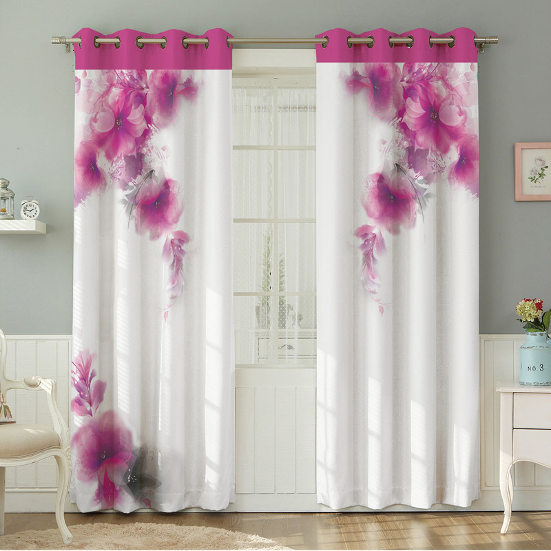 پرده نیروانا طرح مدرن مدل هازان کد 8814 سایز 140×280 سانتی متر