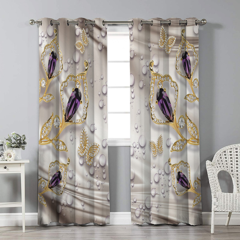 پرده نیروانا مدل pl2558 سایز 280 × 140 سانتی متر