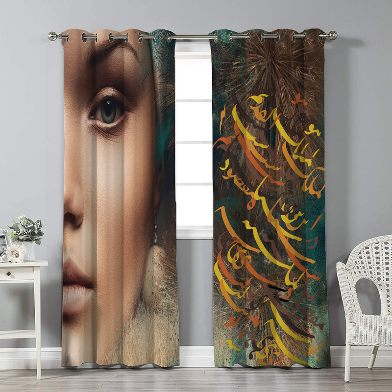 پرده نیروانا مدل pl2562 سایز 280 × 140 سانتی متر