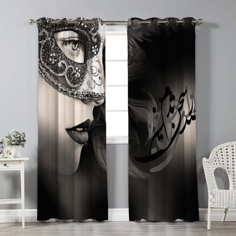 پرده نیروانا مدل pl2566 سایز 280 × 140 سانتی متر