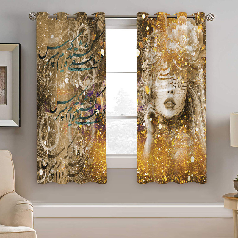 پرده نیروانا مدل plk2858 سایز 190 × 140 سانتی متر