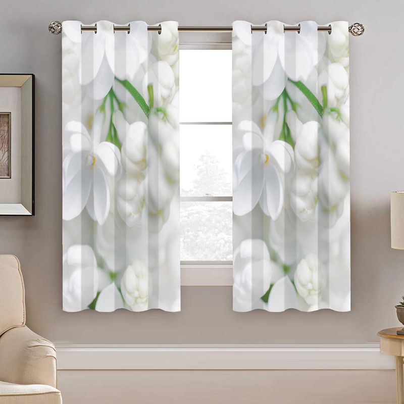 پرده نیروانا طرح گل مدل هازان کد 8686 سایز 140×200 سانتی متر