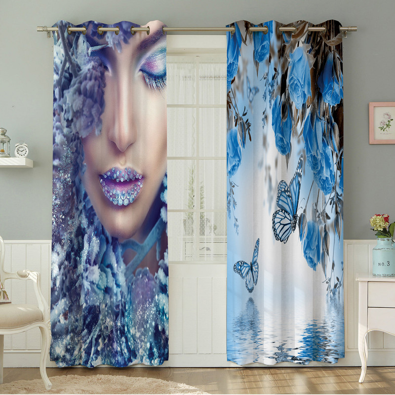 پرده نیروانا مدل مخمل کد 4009 سایز 140×280 سانتی متر