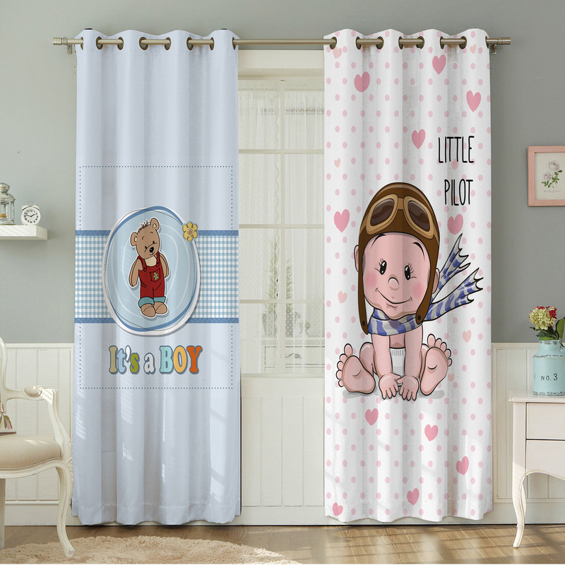 پرده نیروانا مدل مخمل کد 4124 سایز 140×280 سانتی متر