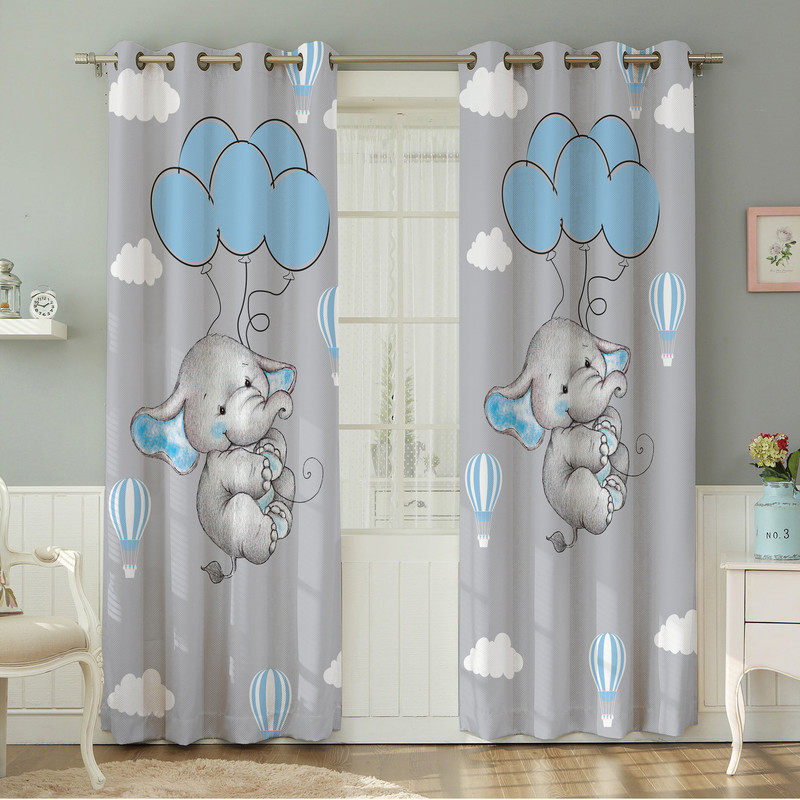 پرده نیروانا طرح کودک  مدل مخمل کد 8311سایز 140×280 سانتی متر