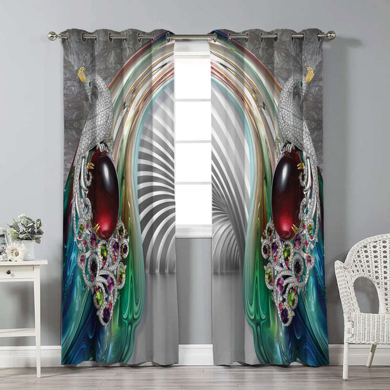 پرده نیروانا مدل pm1762 سایز 280 × 140 سانتی متر