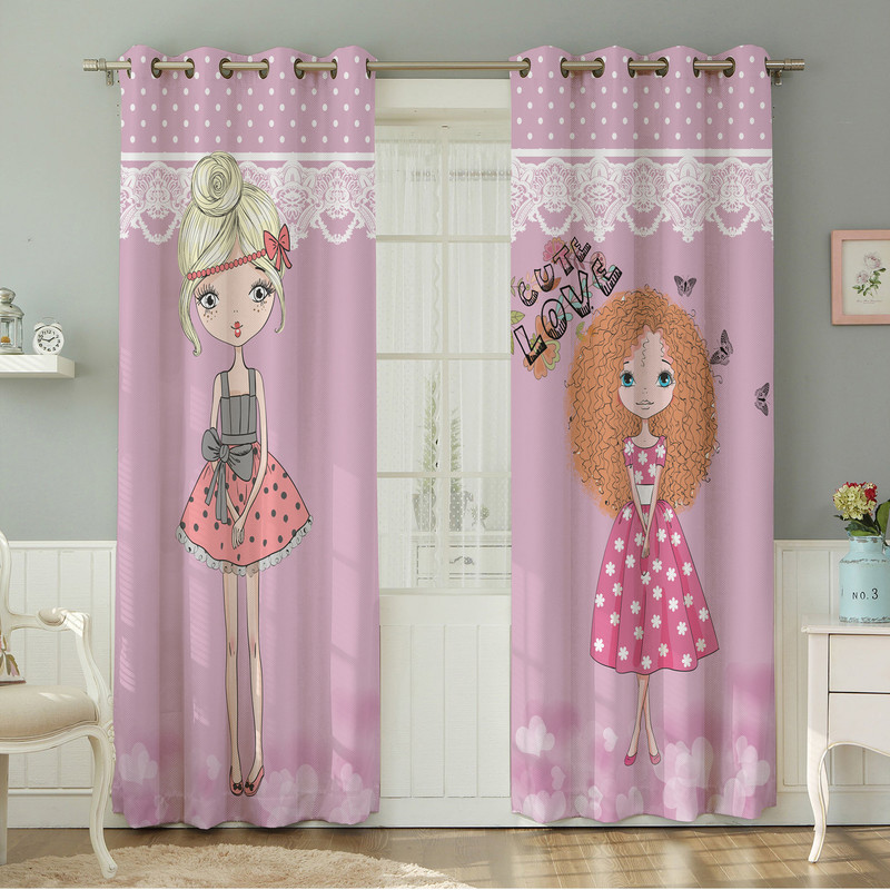 پرده نیروانا طرح کودک  مدل هازان کد 8093 سایز 140×280 سانتی متر