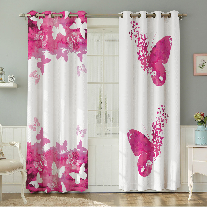 پرده نیروانا طرح گل   مدل هازان کد 8135 سایز 140×280 سانتی متر