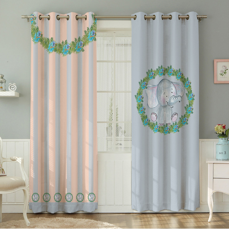 پرده نیروانا طرح مدرن  مدل هازان کد 8162 سایز 140×280 سانتی متر