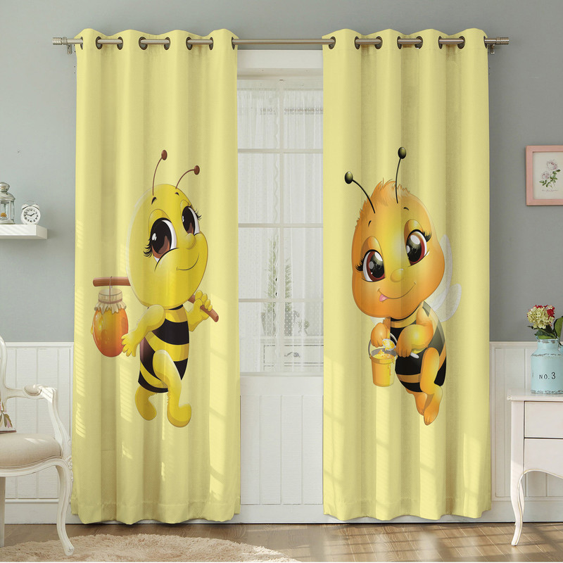 پرده نیروانا طرح کودک  مدل هازان کد 8184 سایز 140×280 سانتی متر