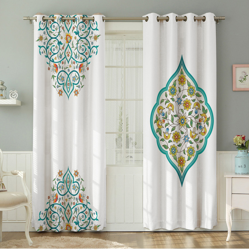 پرده نیروانا طرح مدرن  مدل هازان کد 9019 سایز 140×280 سانتی متر