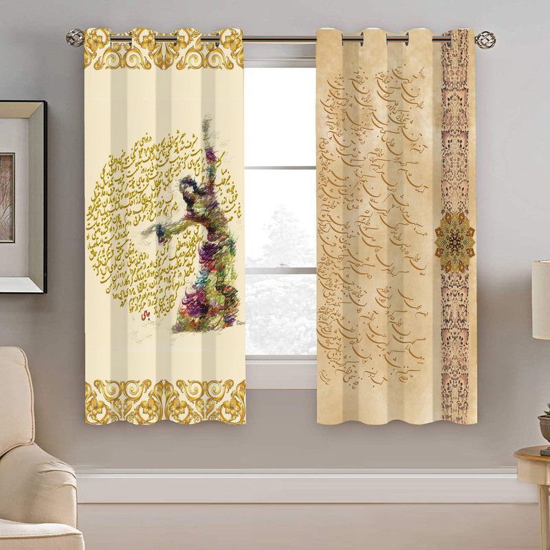 پرده نیروانا مدل plk2054 سایز 190 × 140 سانتی متر