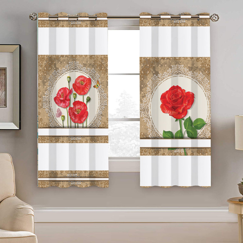 پرده نیروانا طرح مدرن مدل هازان کد 4227 سایز 140×200 سانتی متر