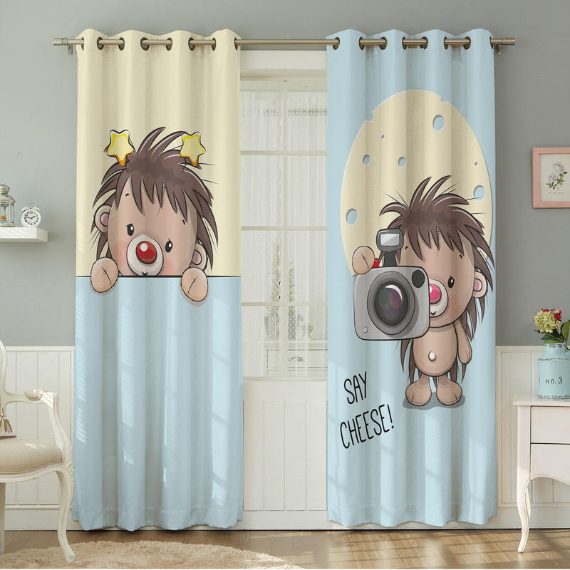 پرده نیروانا طرح کودک مدل هازان کد 8354 سایز 140×280 سانتی متر