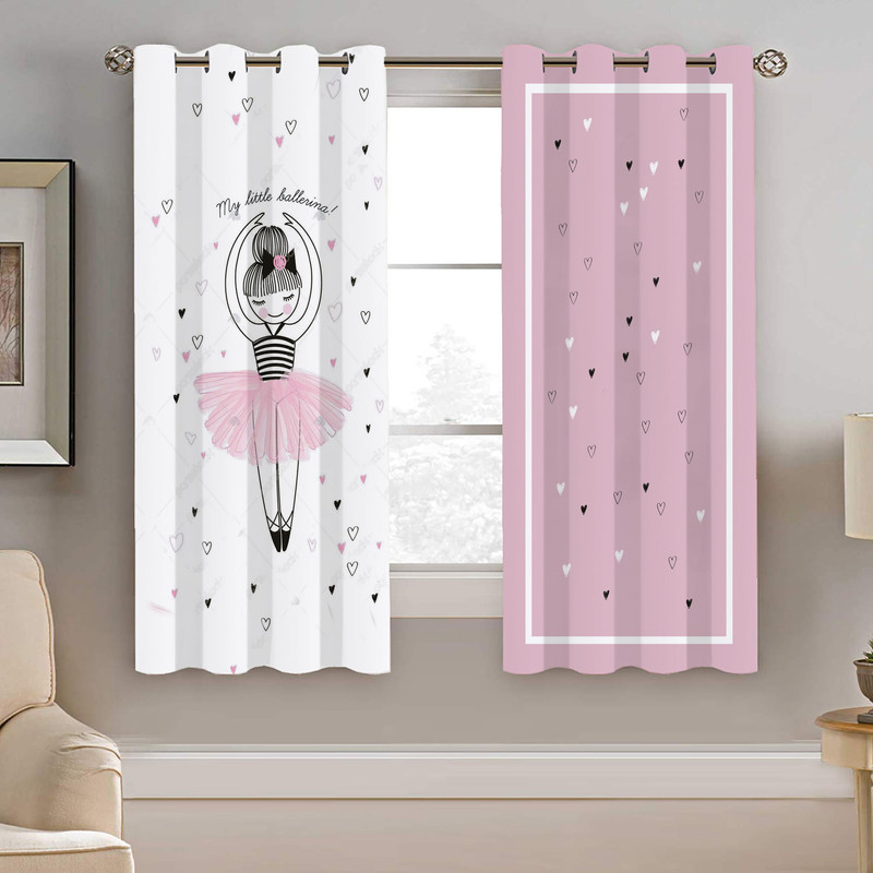 پرده نیروانا طرح دختر مدل مخمل کد 8174 سایز 140×200 سانتی متر