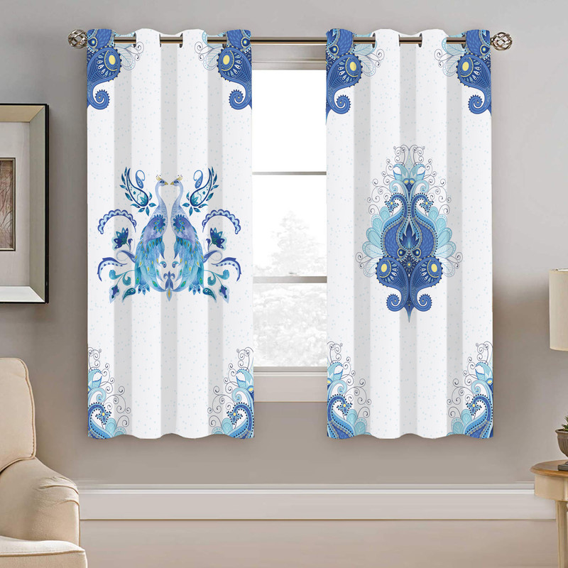 پرده نیروانا طرح سنتی مدل مخمل کد 4556 سایز 140×200 سانتی متر