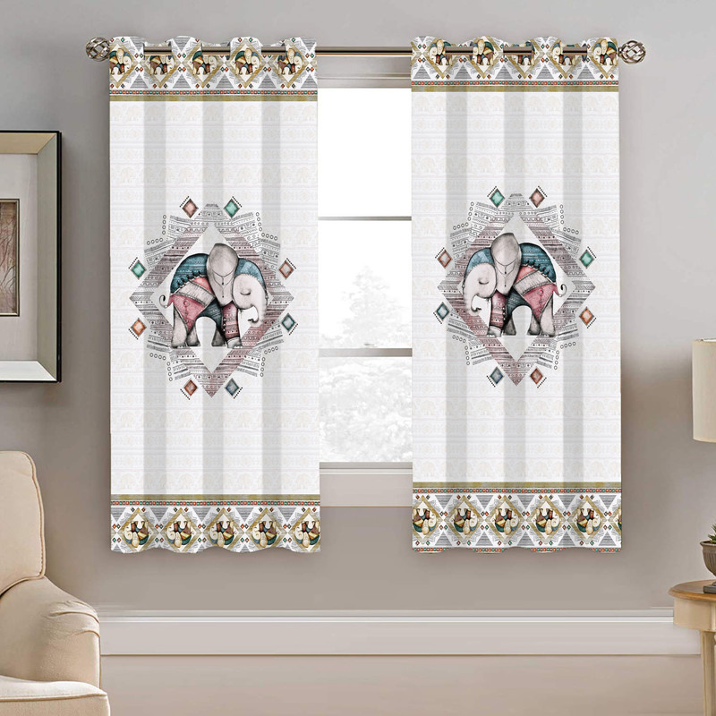 پرده نیروانا طرح سنتی مدل مخمل کد 4566 سایز 140×200 سانتی متر