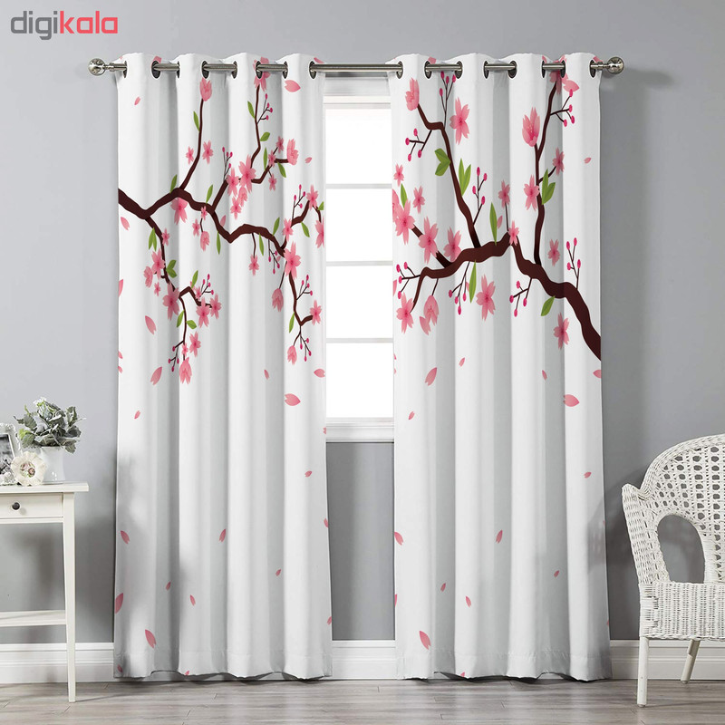 پرده نیروانا مدل pl1618 سایز 280 × 140 سانتی متر