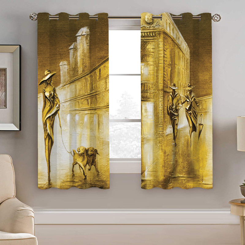 پرده نیروانا طرح مدرن مدل هازان کد 8523 سایز 140×200 سانتی متر