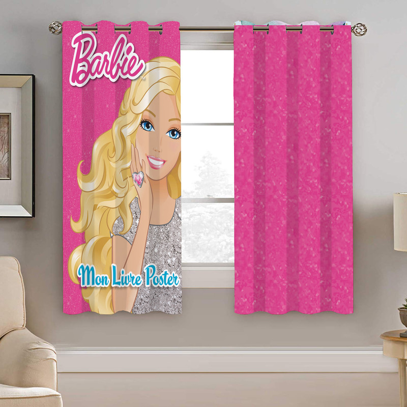 پرده نیروانا طرح دختر کودک مدل هازان کد 8532 سایز 140×200 سانتی متر