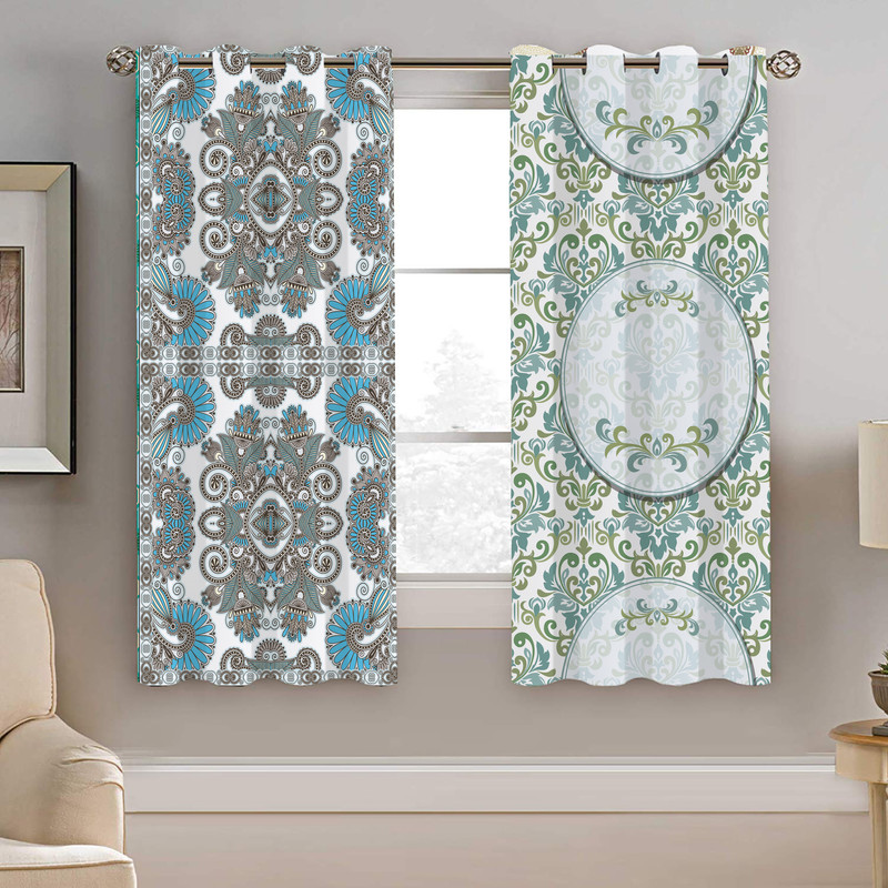 پرده نیروانا طرح     سنتی مدل هازان کد 4240    سایز 140×200 سانتی متر