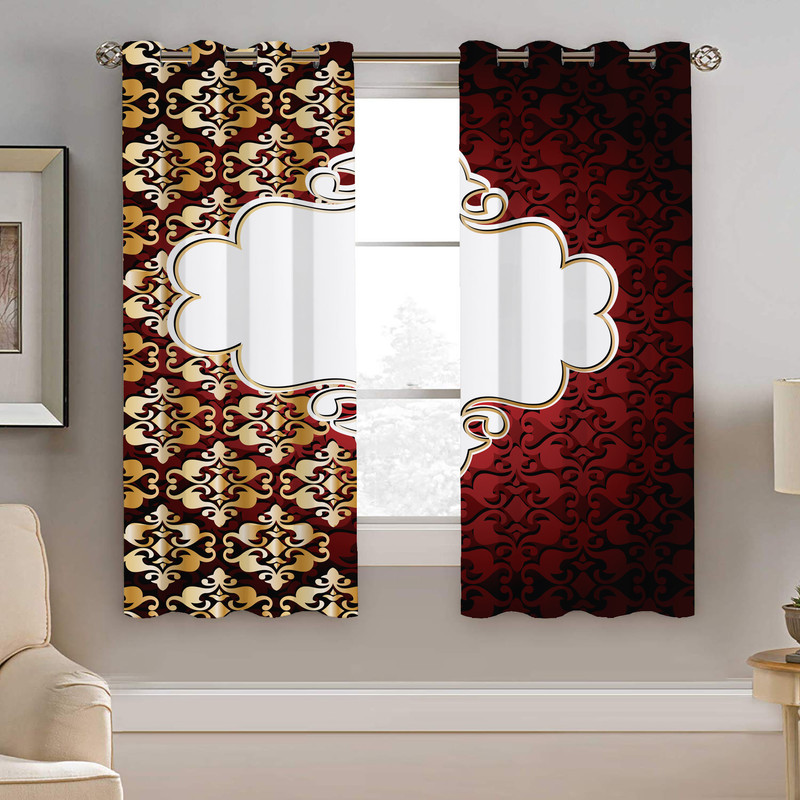 پرده نیروانا طرح مدرن  مدل هازان کد 4343    سایز 140×200 سانتی متر