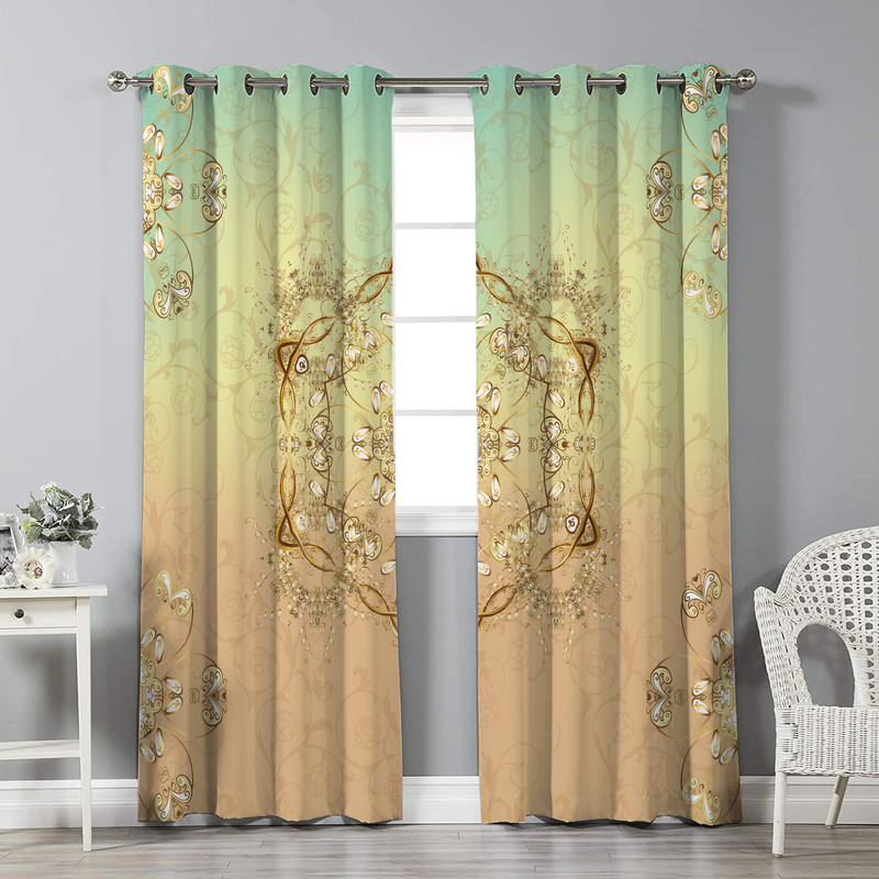 پرده نیروانا مدل pm1146 سایز 280 × 140 سانتی متر