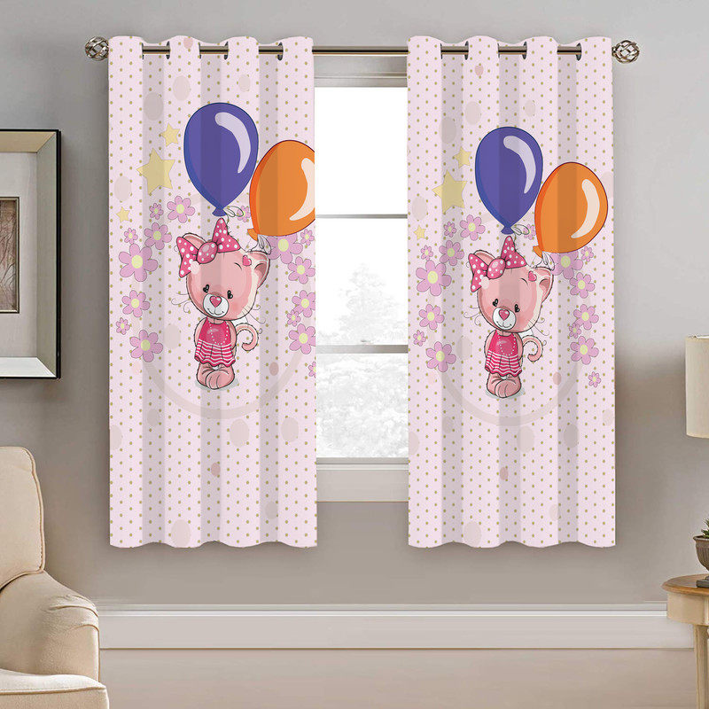 پرده نیروانا طرح کودک  مدل هازان کد 8163   سایز 140×200 سانتی متر