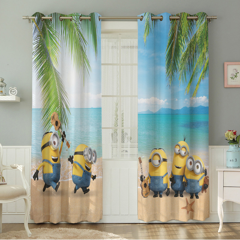 پرده نیروانا طرح  کودک مدل هازان کد 8018 سایز 140×280 سانتی متر