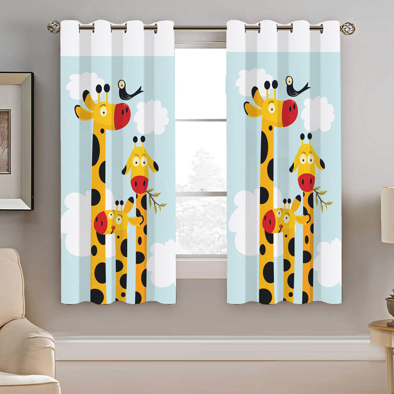 پرده نیروانا طرح  کودک مدل هازان کد 4088 سایز 140×200 سانتی متر