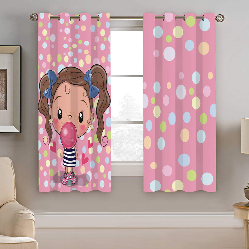 پرده نیروانا طرح کودک مدل مخمل کد 5091 سایز 140×200 سانتی متر