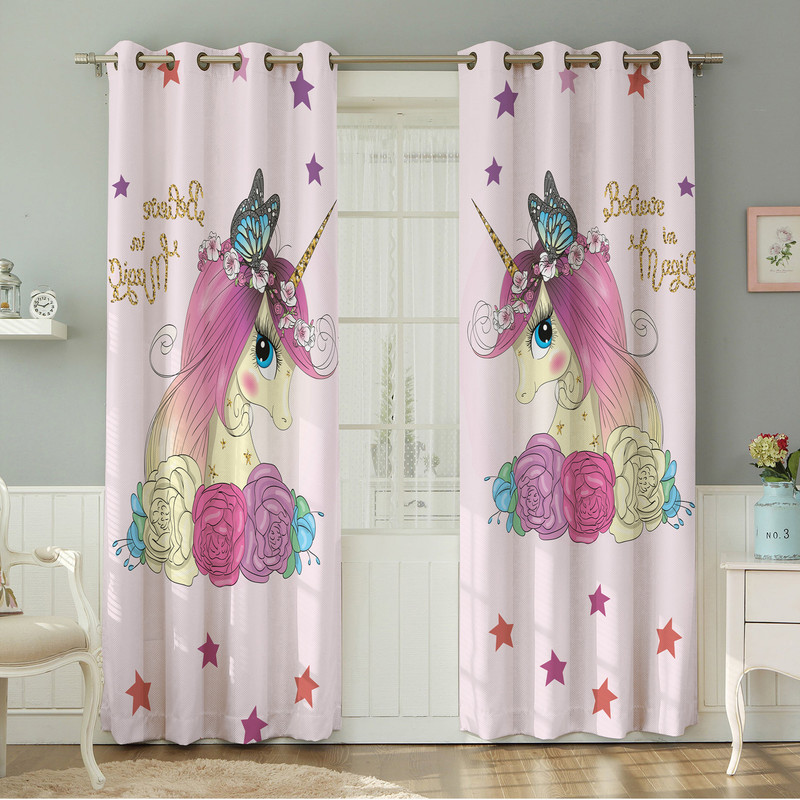 پرده نیروانا طرح کودک  مدل هازان کد 8239 سایز 140×280 سانتی متر