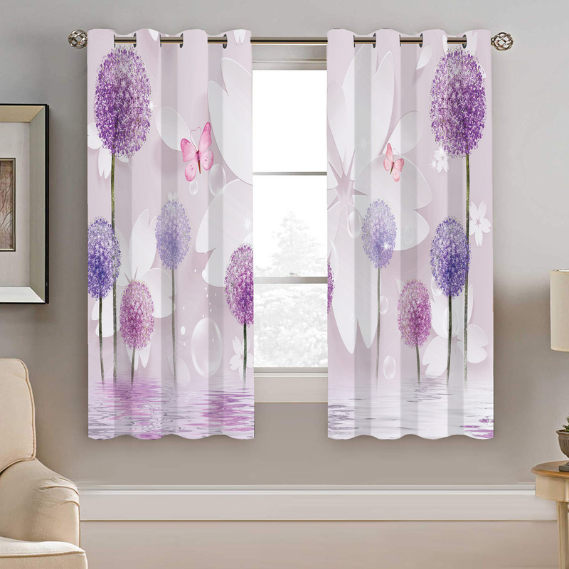 پرده نیروانا طرح گل مدل مخمل کد 4208 سایز 140×200 سانتی متر